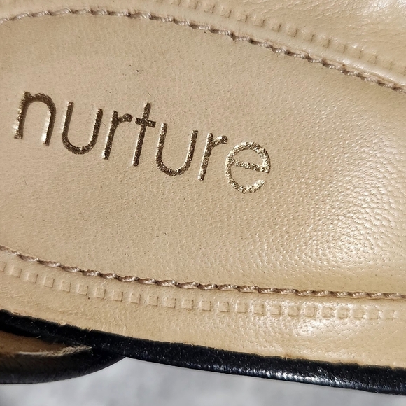 NATURE SIZE 8 Elegant Black Women's Sandals - Picture 4 of 7